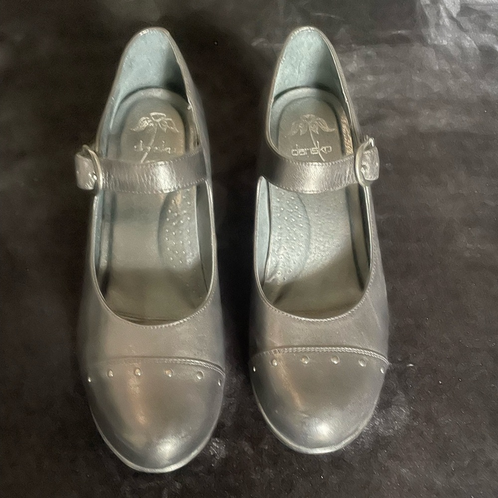 Dansko Women's Black Mary Jane Wedge Heels Size 42 or 10.5/11
